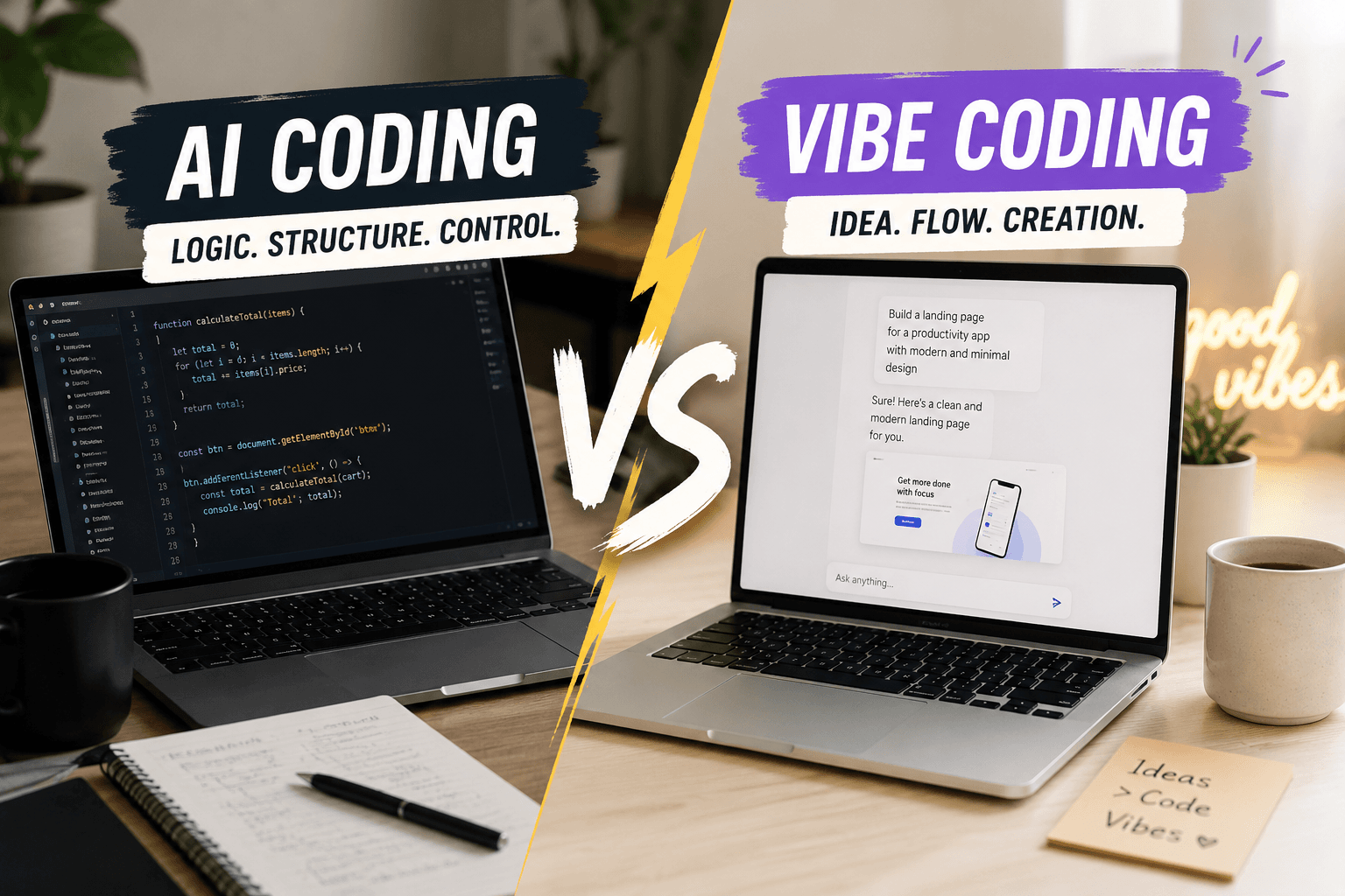 Vibe Coding vs Coding Pakai AI: Jangan Sampai Salah Kaprah!