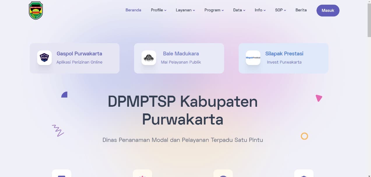 Website DPMPTSP