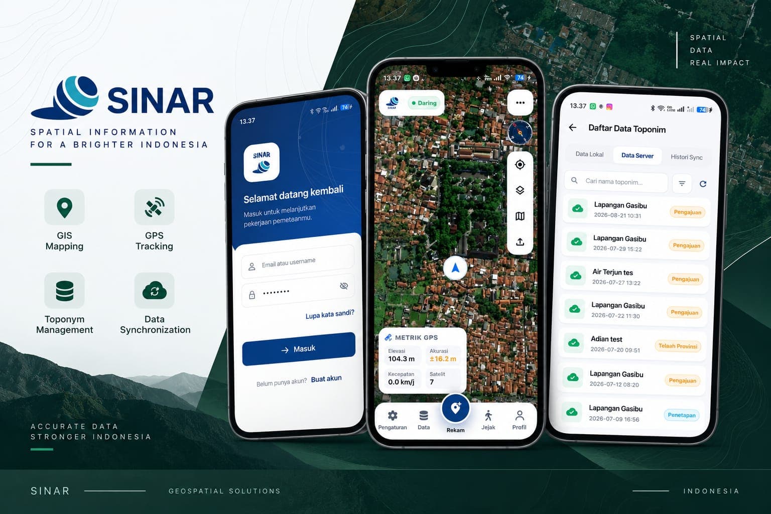 SINAR Mobile preview